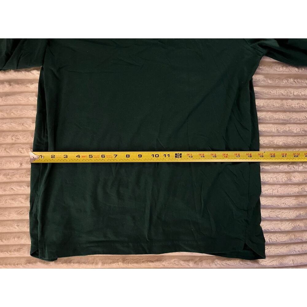 Tek Gear Essentials Men’s Long Sleeve Performance Shirt Green Size Medium - Picture 4 of 5